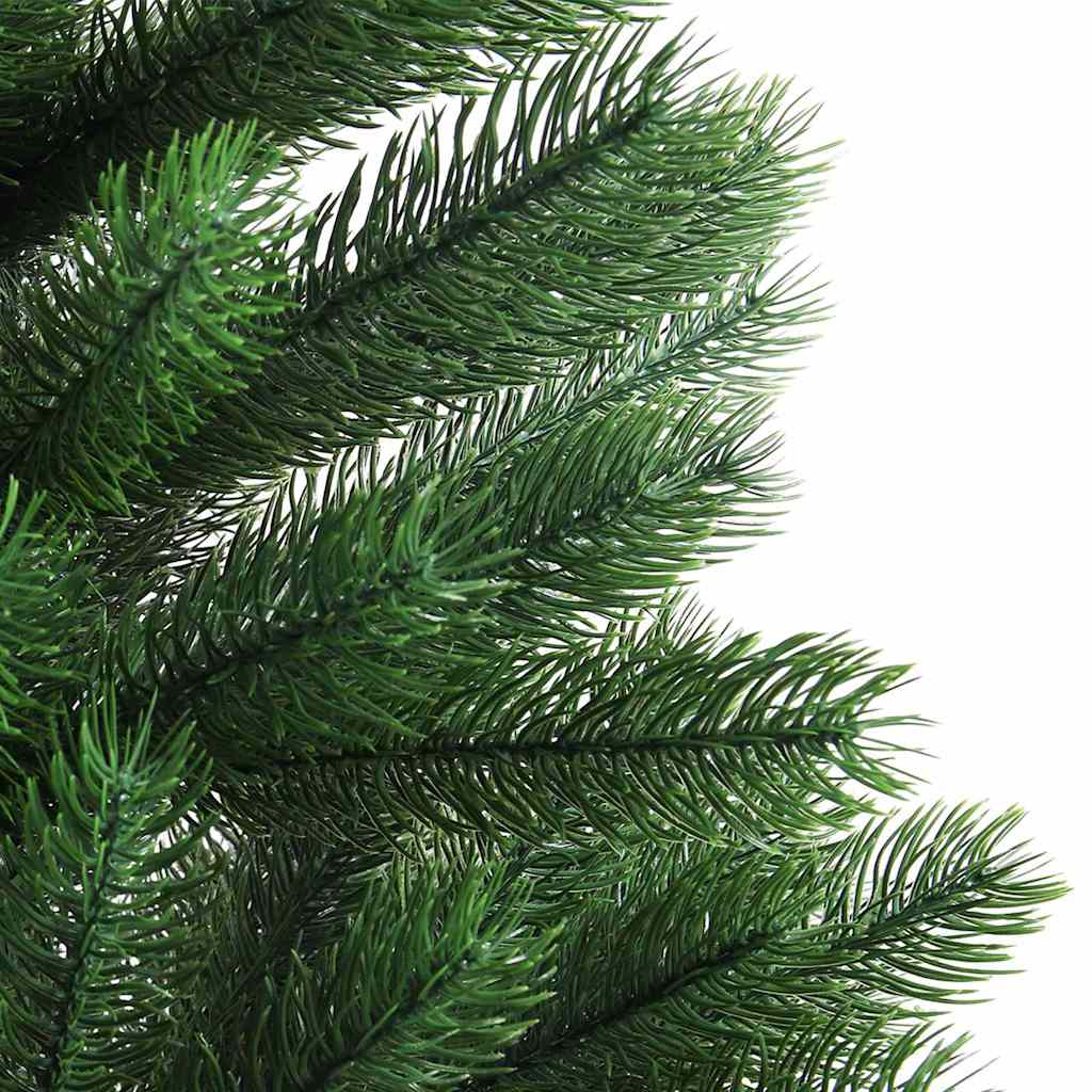 Julgran med 150 LED-lampor med stativ Grön 65 cm PE