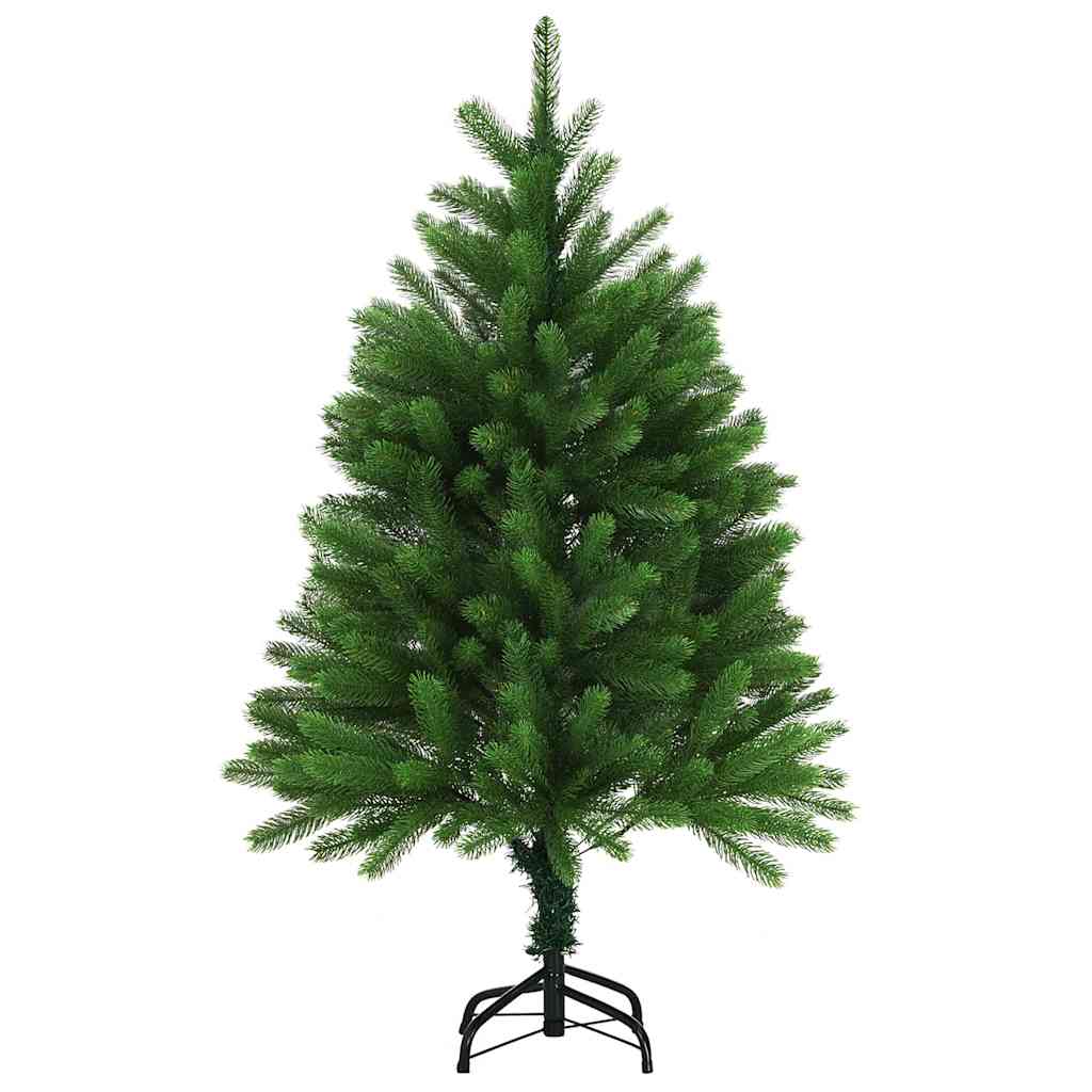 Julgran med 150 LED-lampor med stativ Grön 120 cm PE