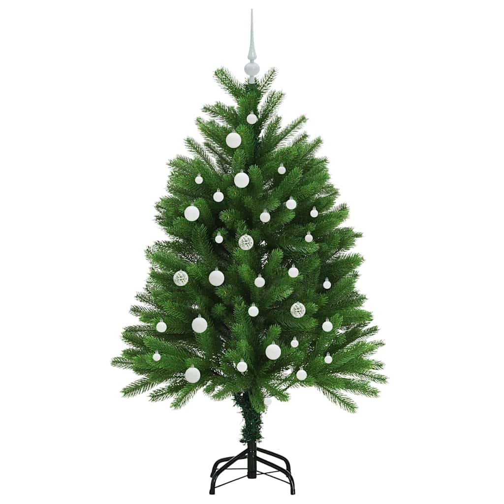 Julgran med 150 LED-lampor med stativ Grön 120 cm PE