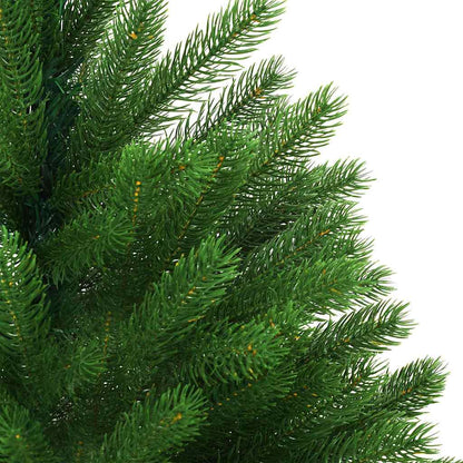 Julgran med 150 LED-lampor med stativ Grön 120 cm PE