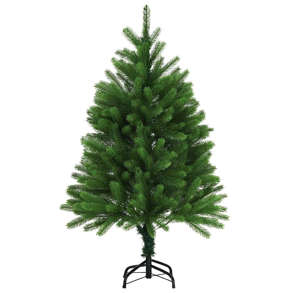 Julgran med 150 LED-lampor med stativ Grön 120 cm PE