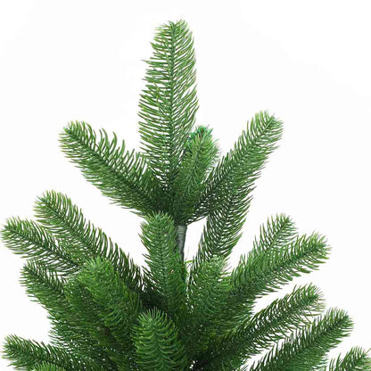 Julgran med 150 LED-lampor med stativ Grön 150 cm PE