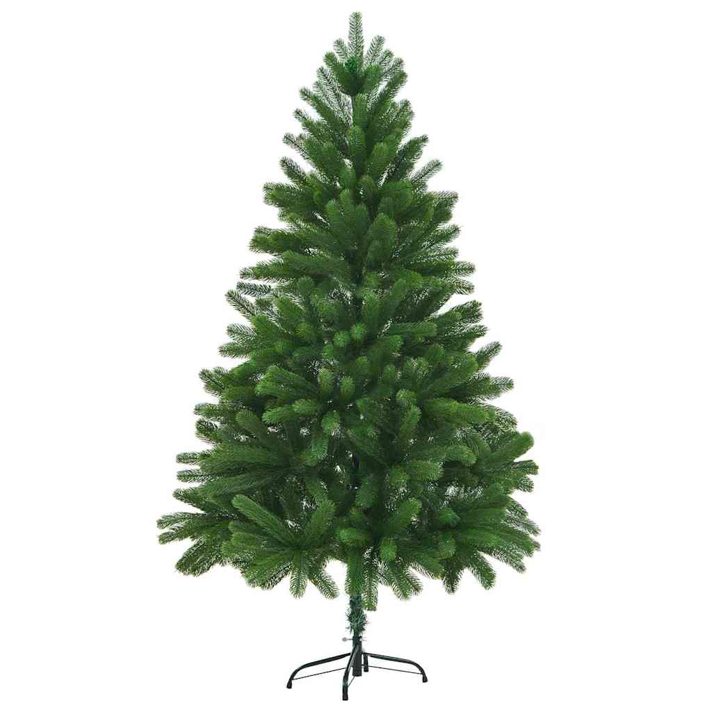 Julgran med 300 LED-lampor med stativ Grön 180 cm PE