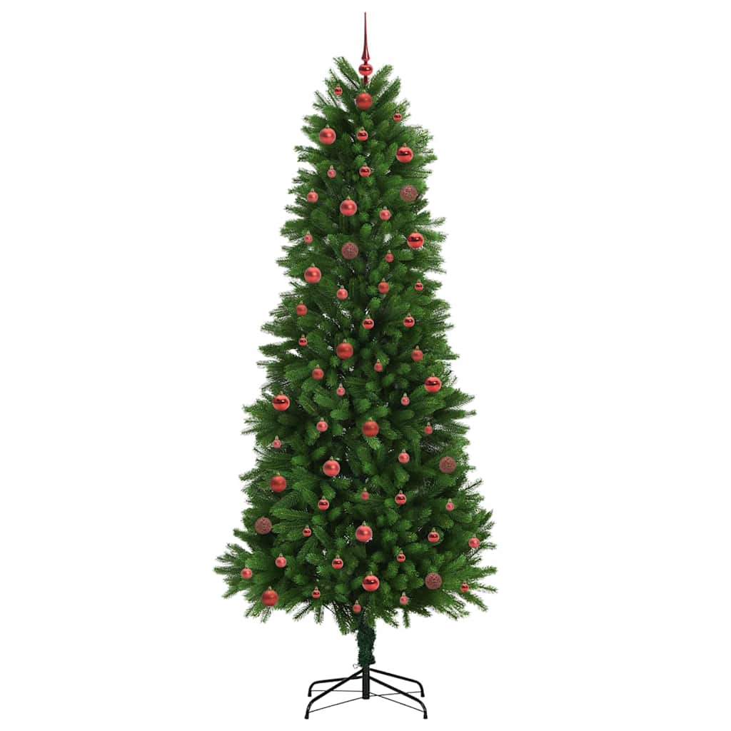 Julgran med 300 LED-lampor med stativ Grön 240 cm PE