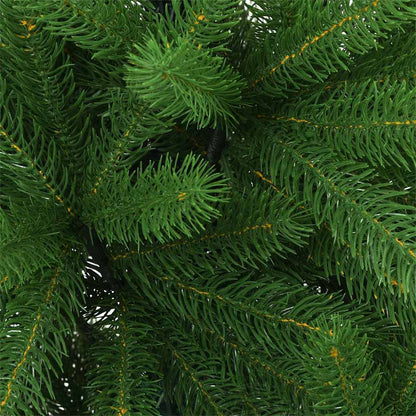 Julgran med 300 LED-lampor med stativ Grön 240 cm PE