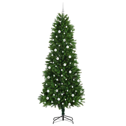 Julgran med 300 LED-lampor med stativ Grön 240 cm PE