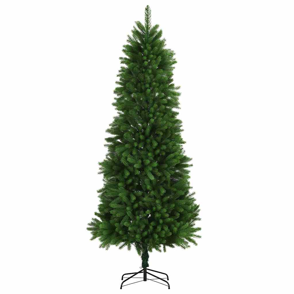 Julgran med 300 LED-lampor med stativ Grön 240 cm PE
