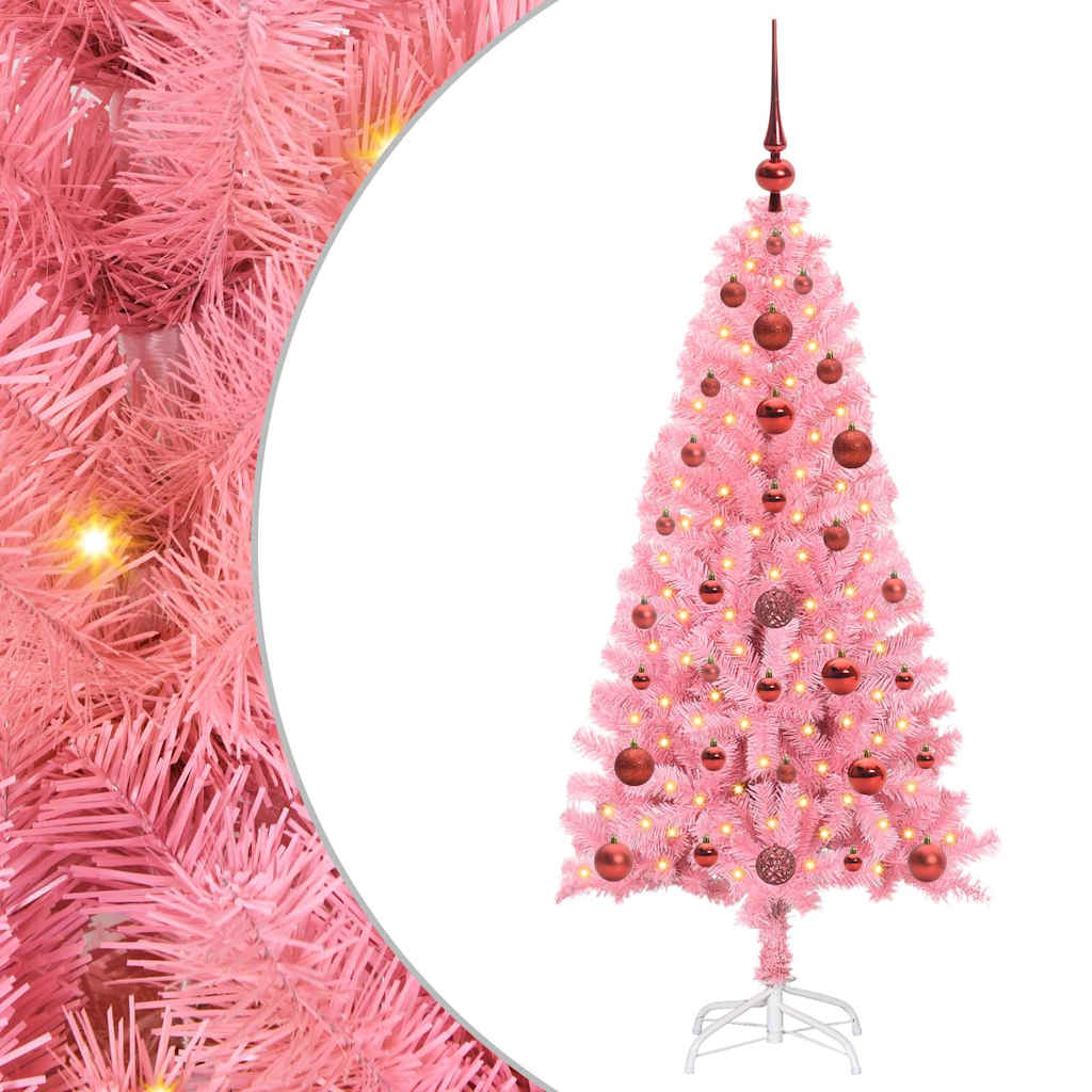 Julgran Rosa 120 cm PVC