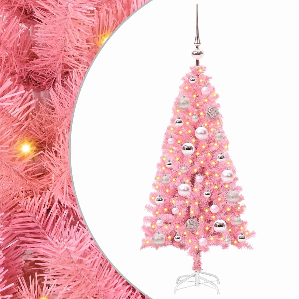Julgran Rosa 120 cm PVC