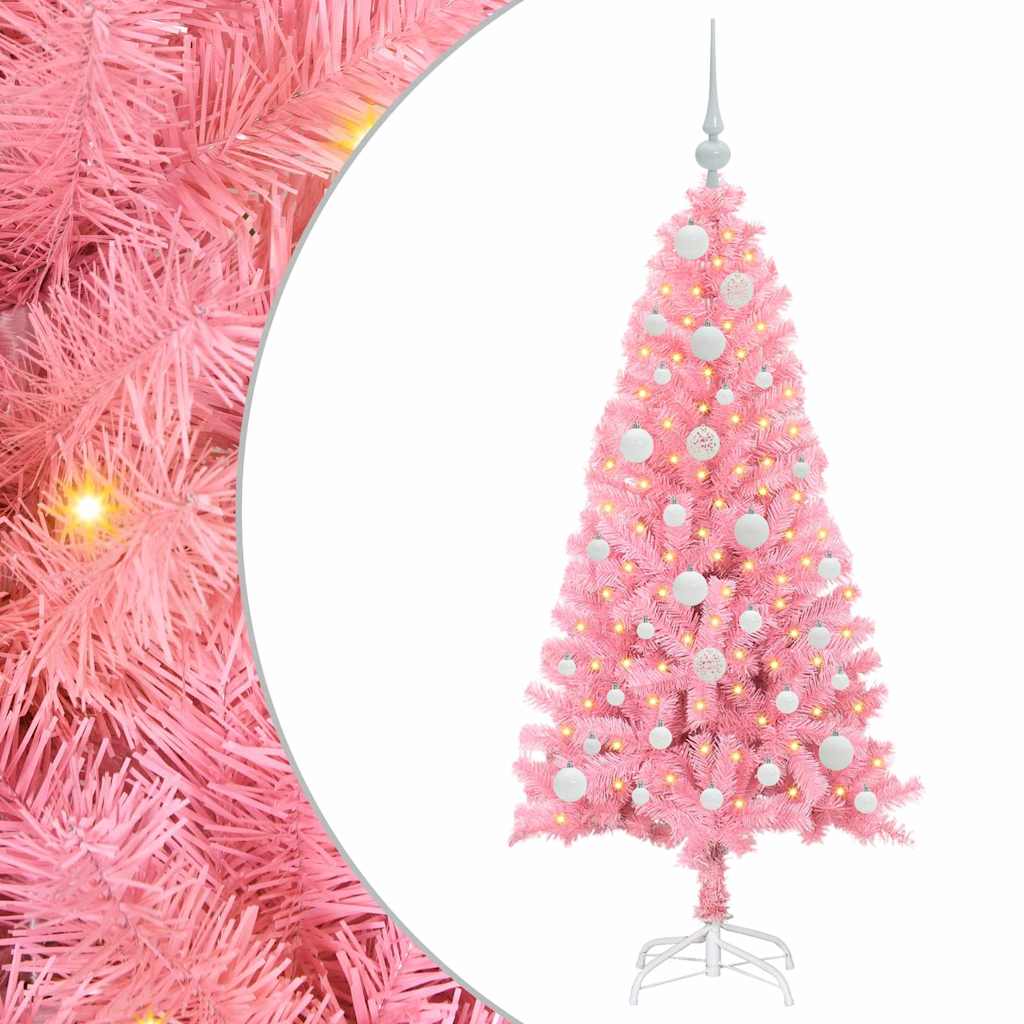 Julgran Rosa 120 cm PVC