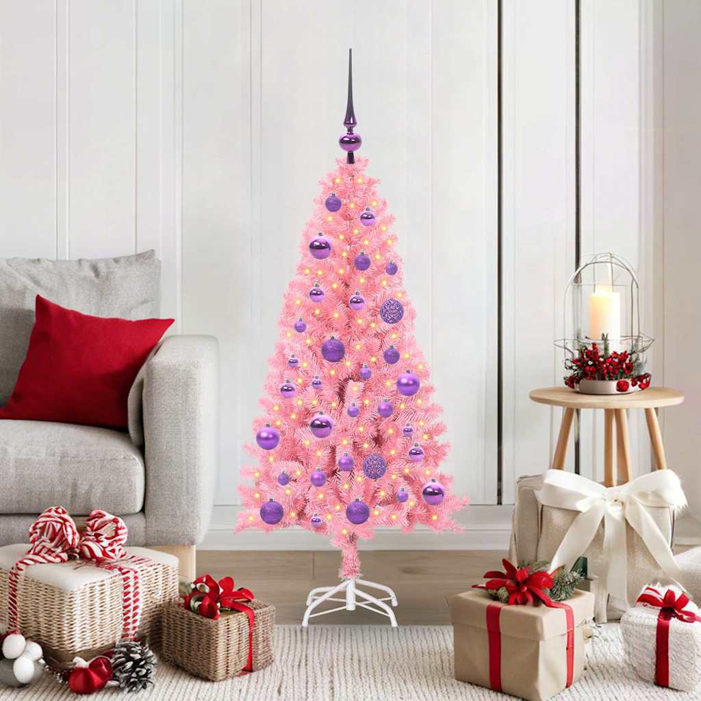Julgran Rosa 120 cm PVC