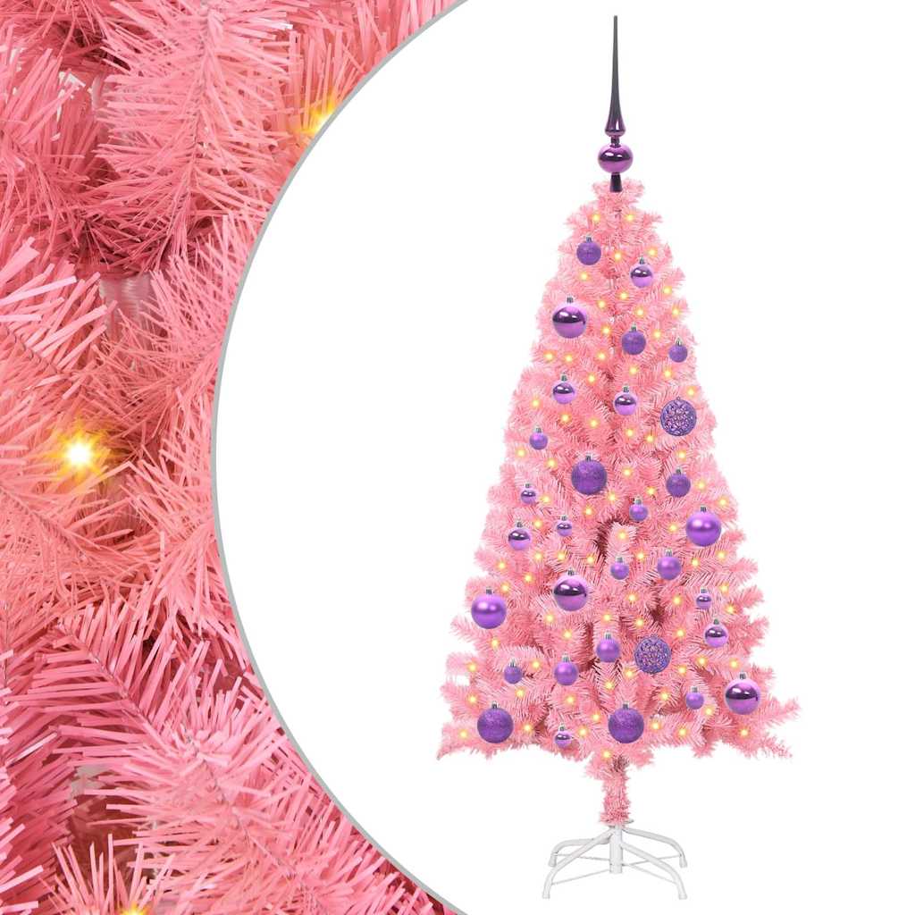 Julgran Rosa 120 cm PVC