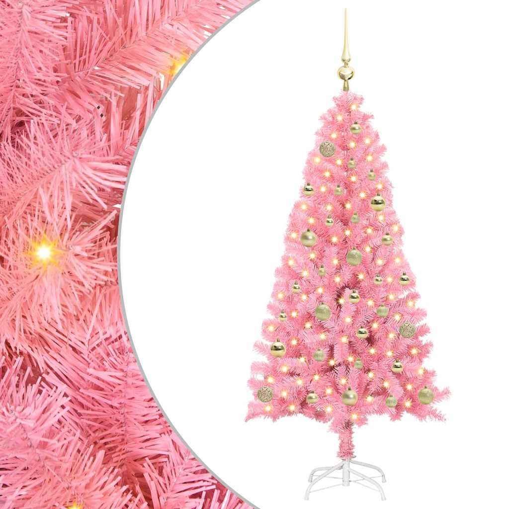 Julgran Rosa 150 cm PVC
