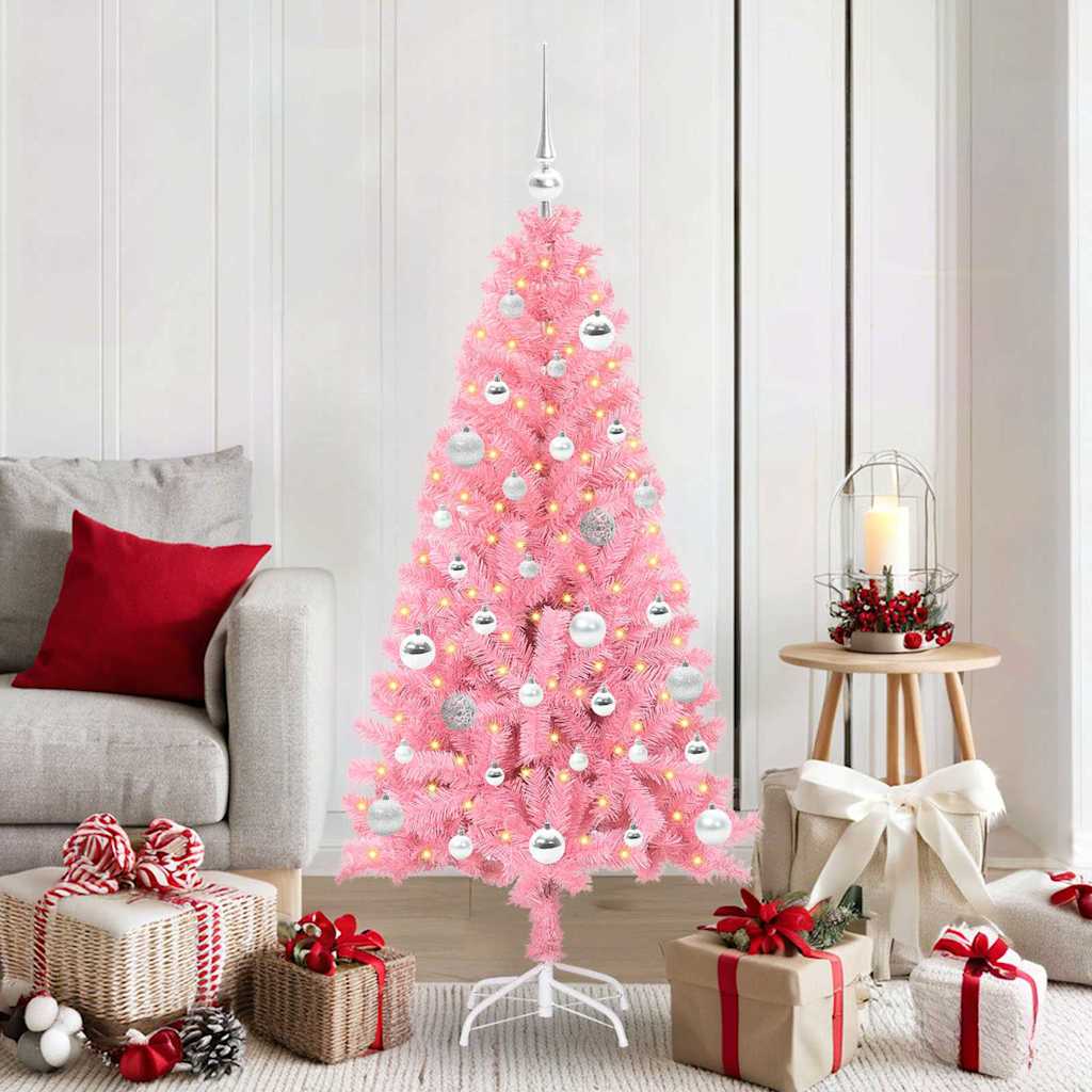 Julgran Rosa 150 cm PVC