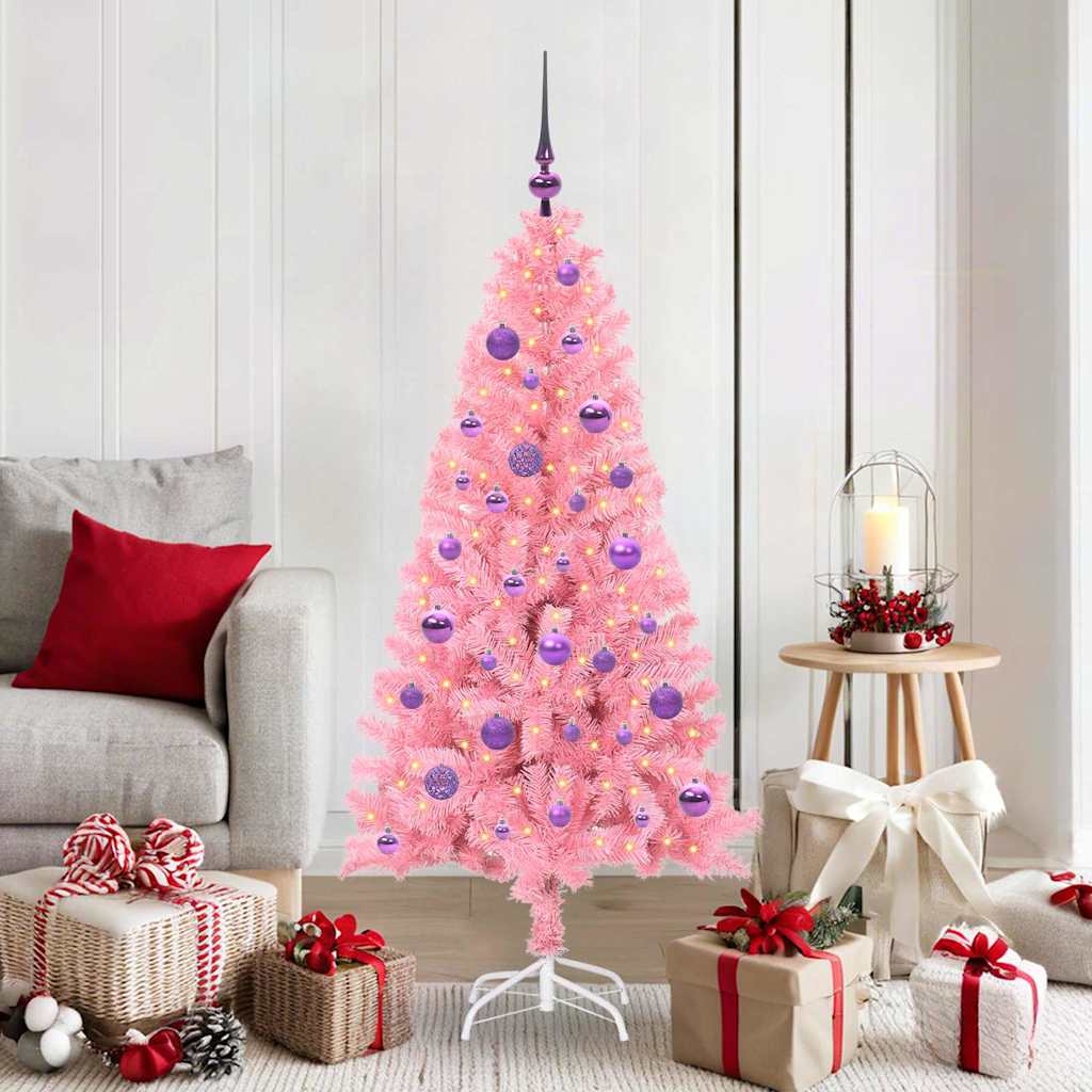 Julgran Rosa 150 cm PVC