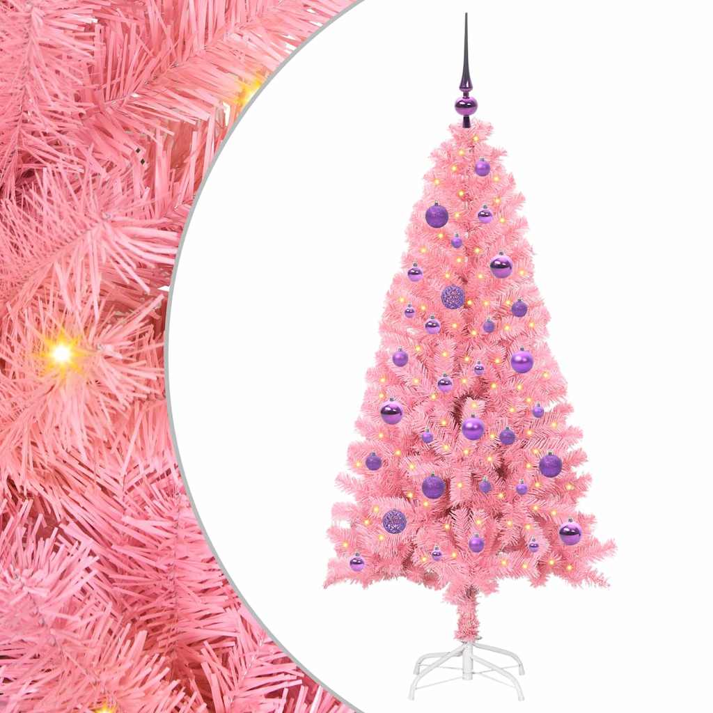 Julgran Rosa 150 cm PVC