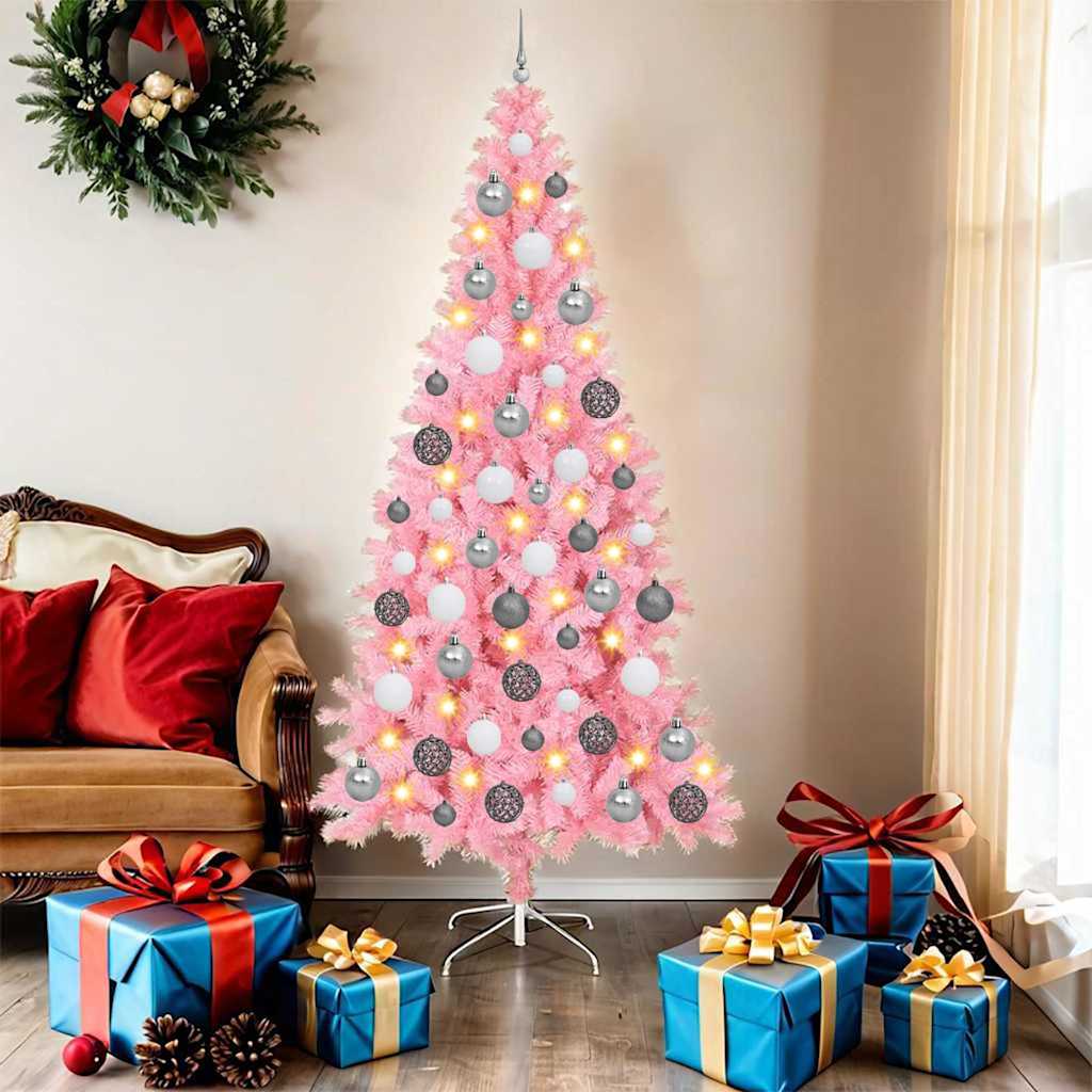 Julgran Rosa 180 cm PVC