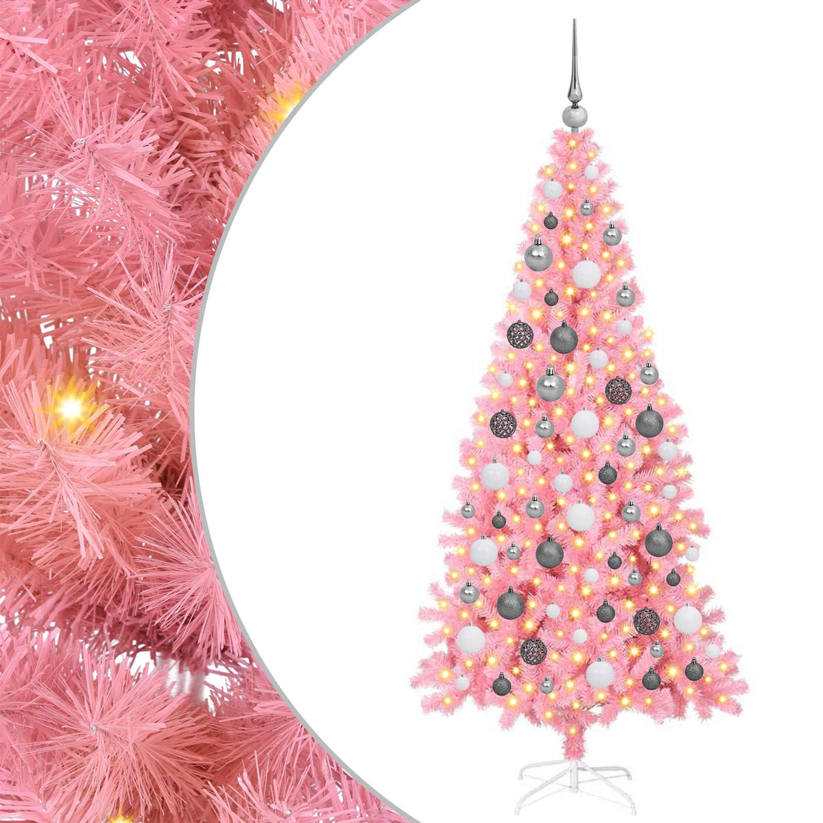 Julgran Rosa 180 cm PVC