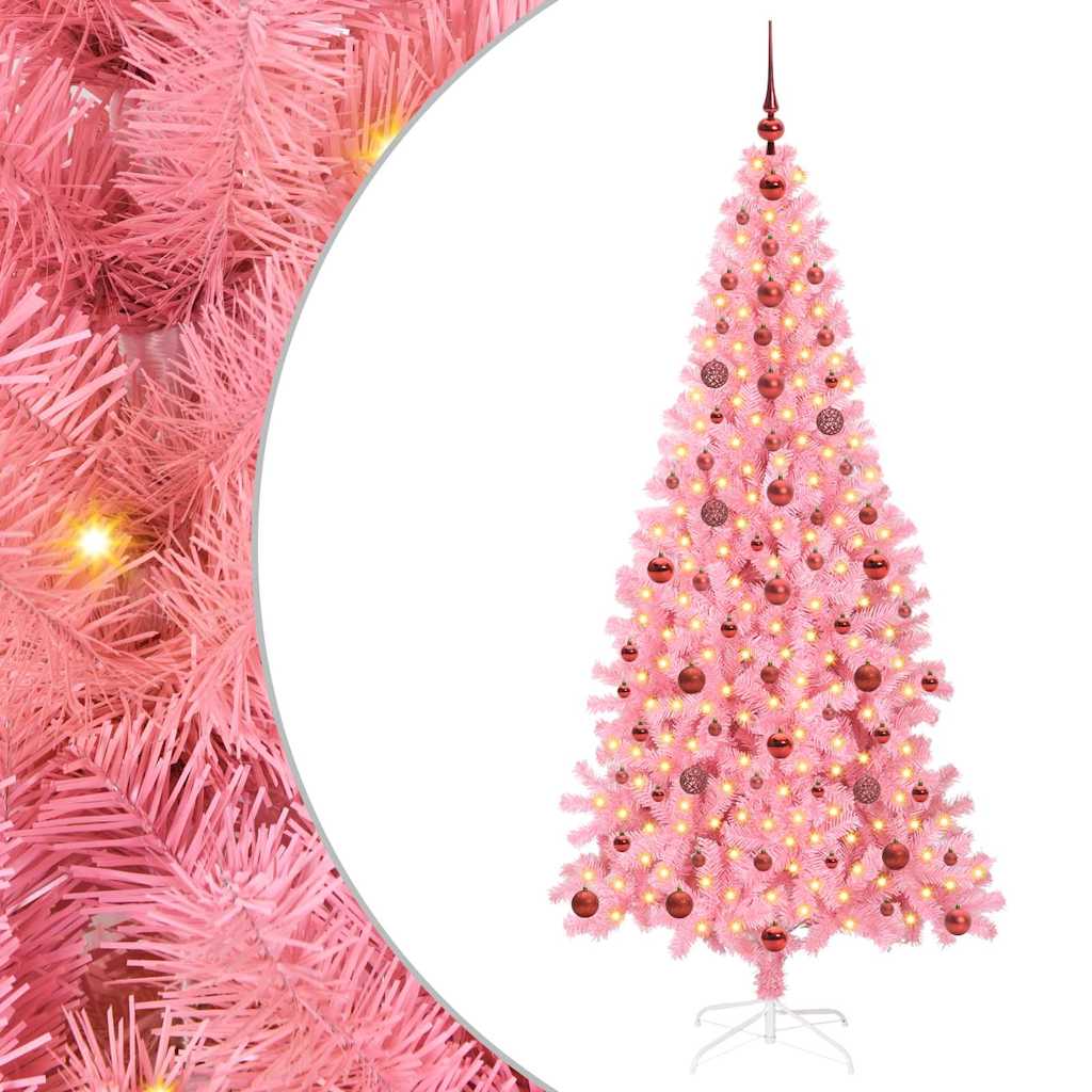 Julgran Rosa 210 cm PVC