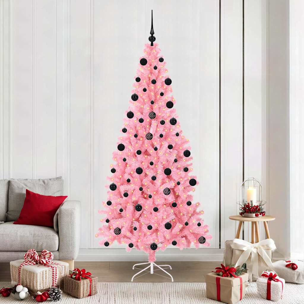 Julgran Rosa 210 cm PVC