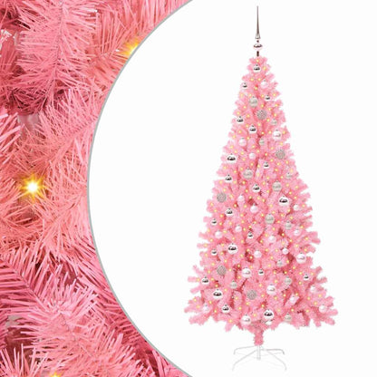 Julgran Rosa 210 cm PVC