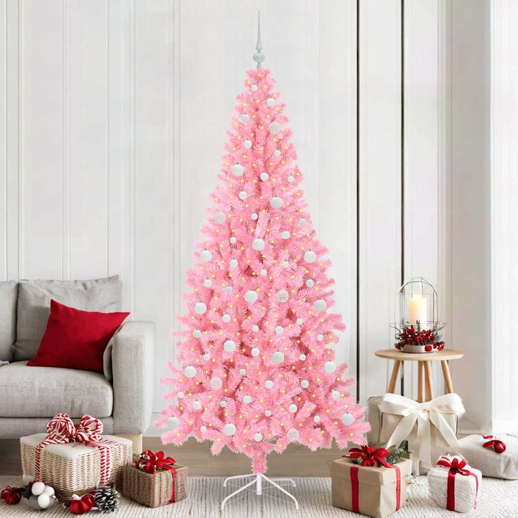 Julgran Rosa 210 cm PVC