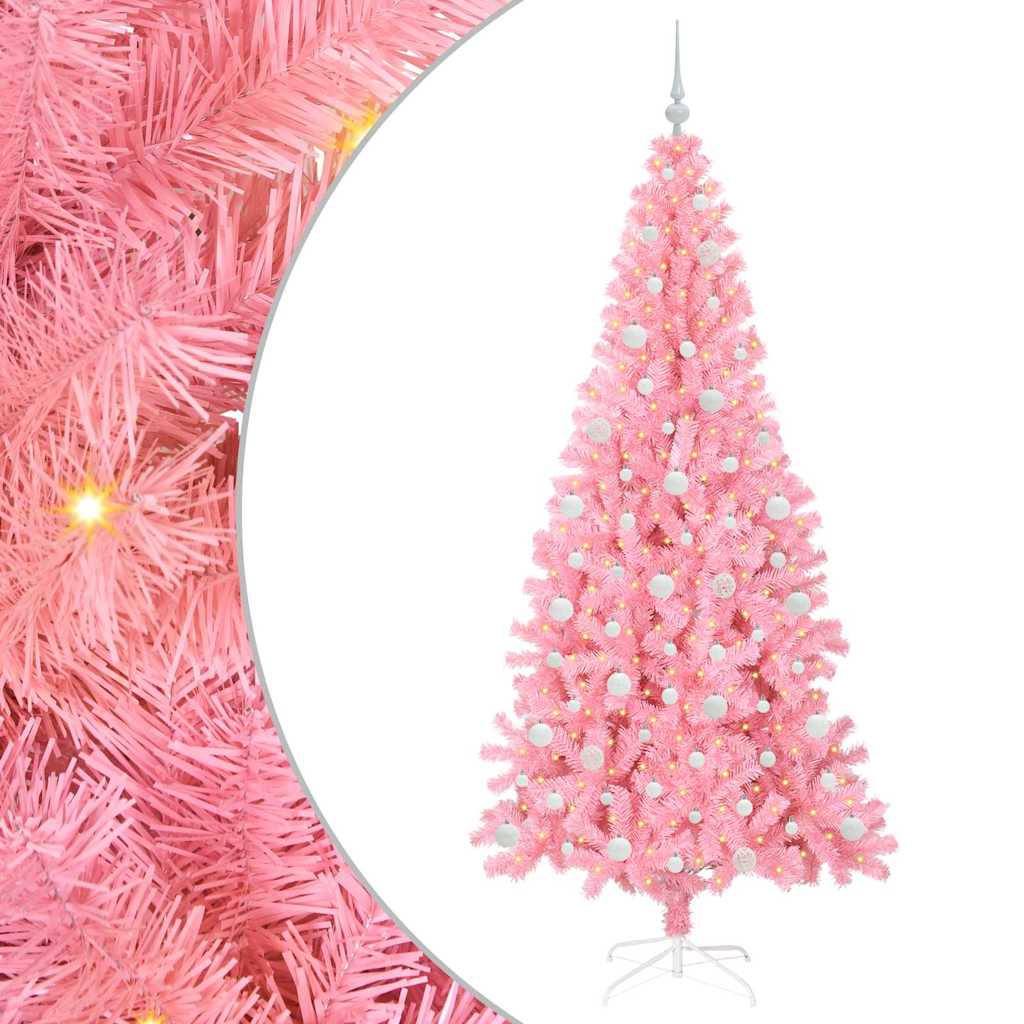 Julgran Rosa 210 cm PVC