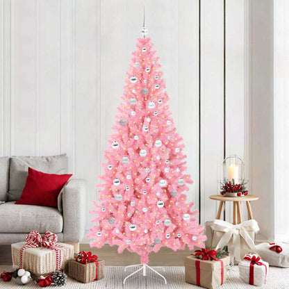 Julgran Rosa 210 cm PVC