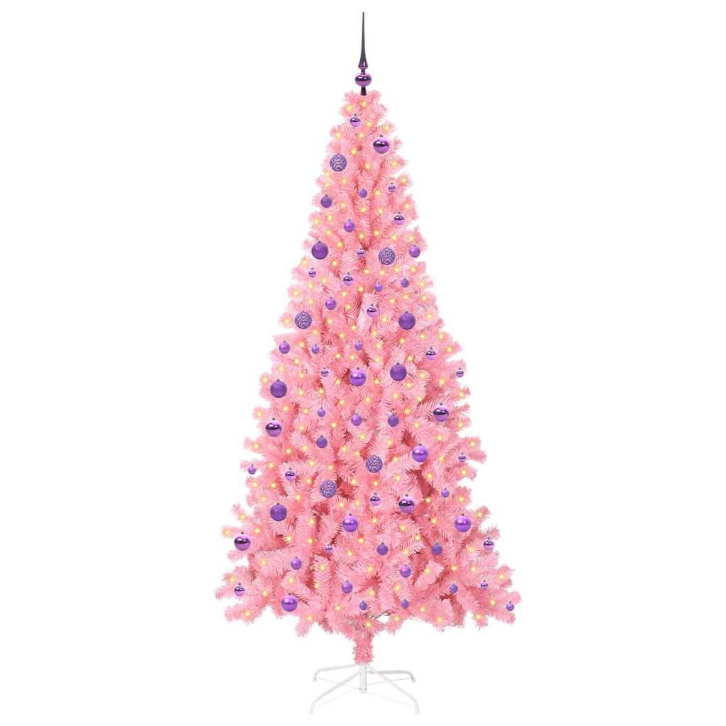 Julgran Rosa 210 cm PVC