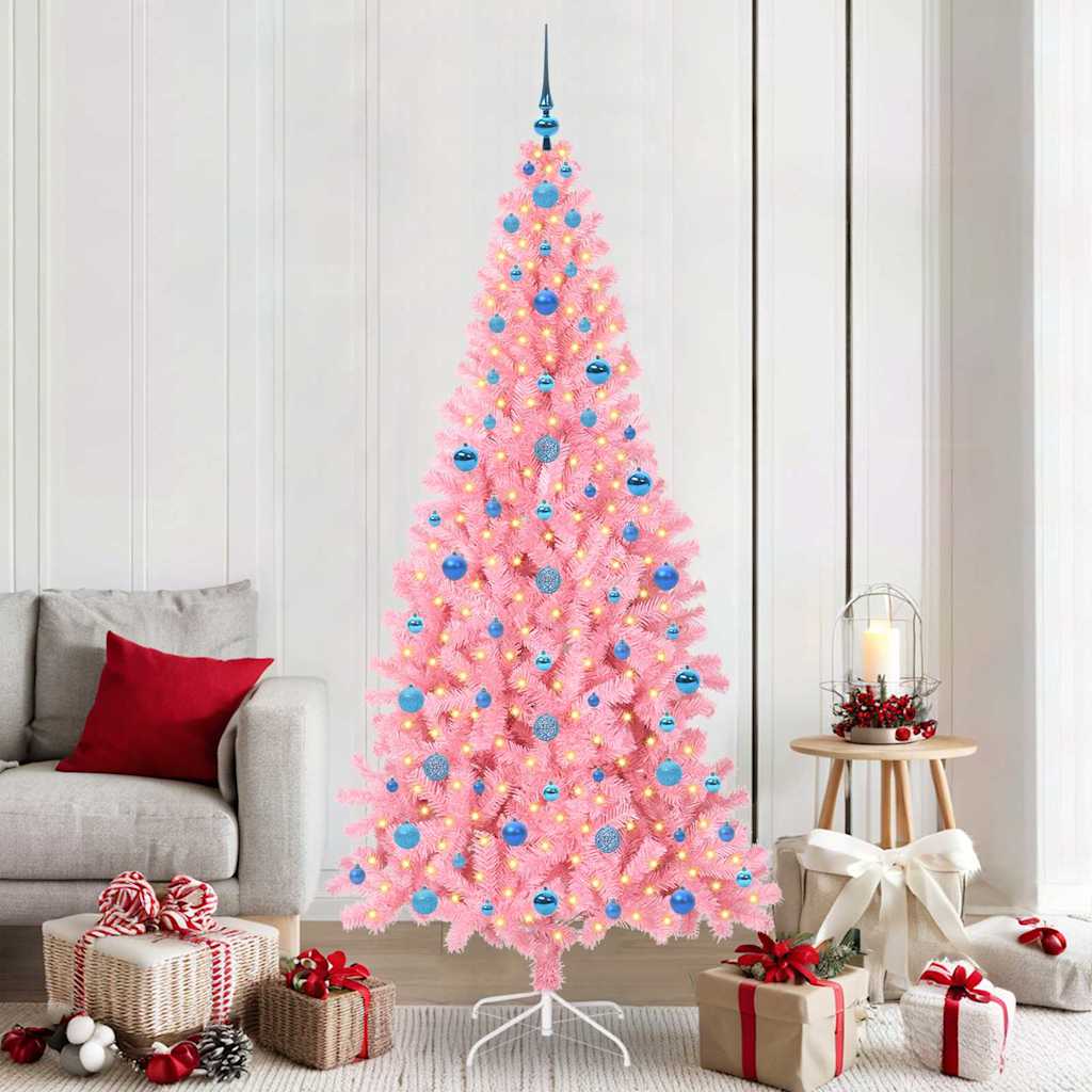 Julgran Rosa 210 cm PVC