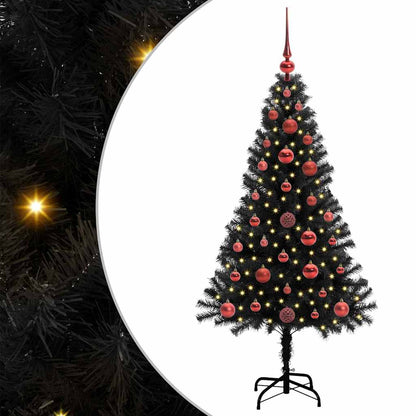 Julgran Svart 120 cm PVC