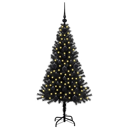 Julgran Svart 120 cm PVC