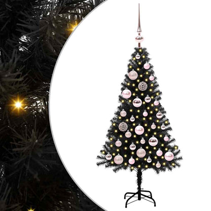 Julgran Svart 120 cm PVC