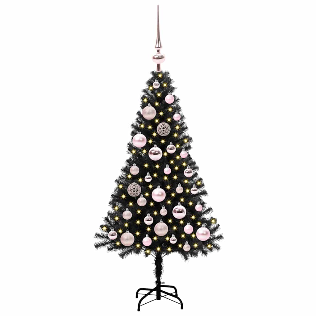 Julgran Svart 120 cm PVC