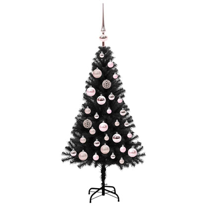 Julgran Svart 120 cm PVC