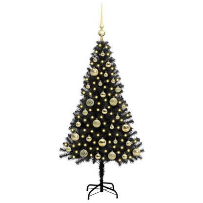 Julgran Svart 120 cm PVC