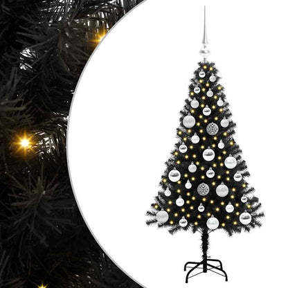 Julgran Svart 120 cm PVC
