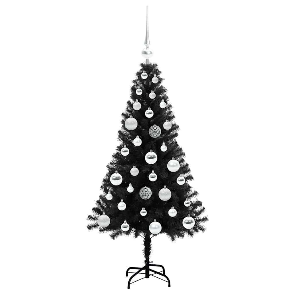 Julgran Svart 120 cm PVC