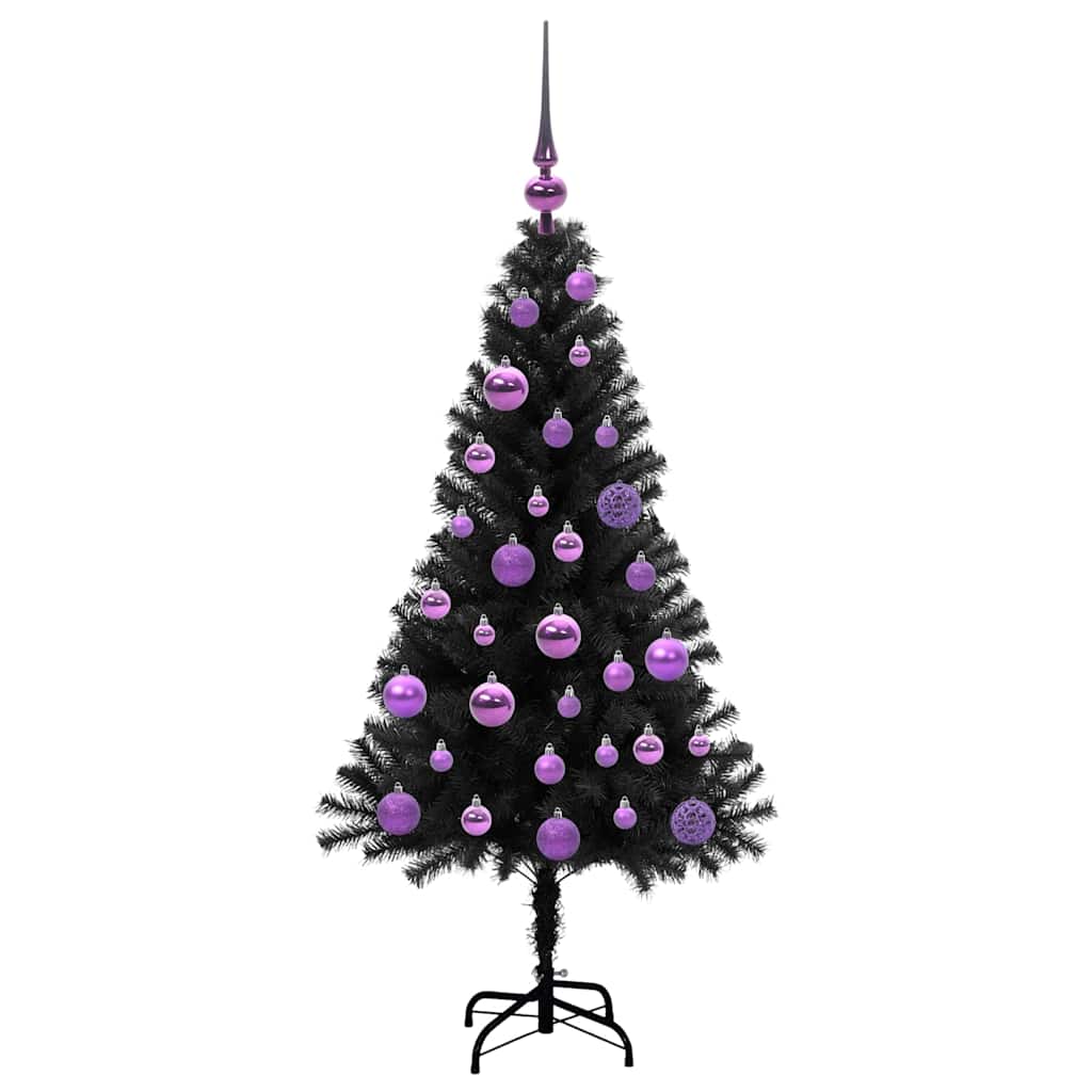 Julgran Svart 120 cm PVC
