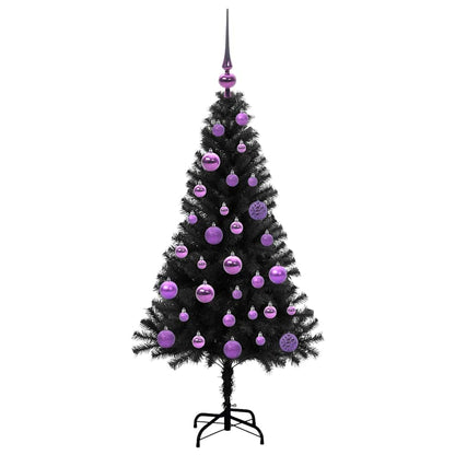 Julgran Svart 120 cm PVC