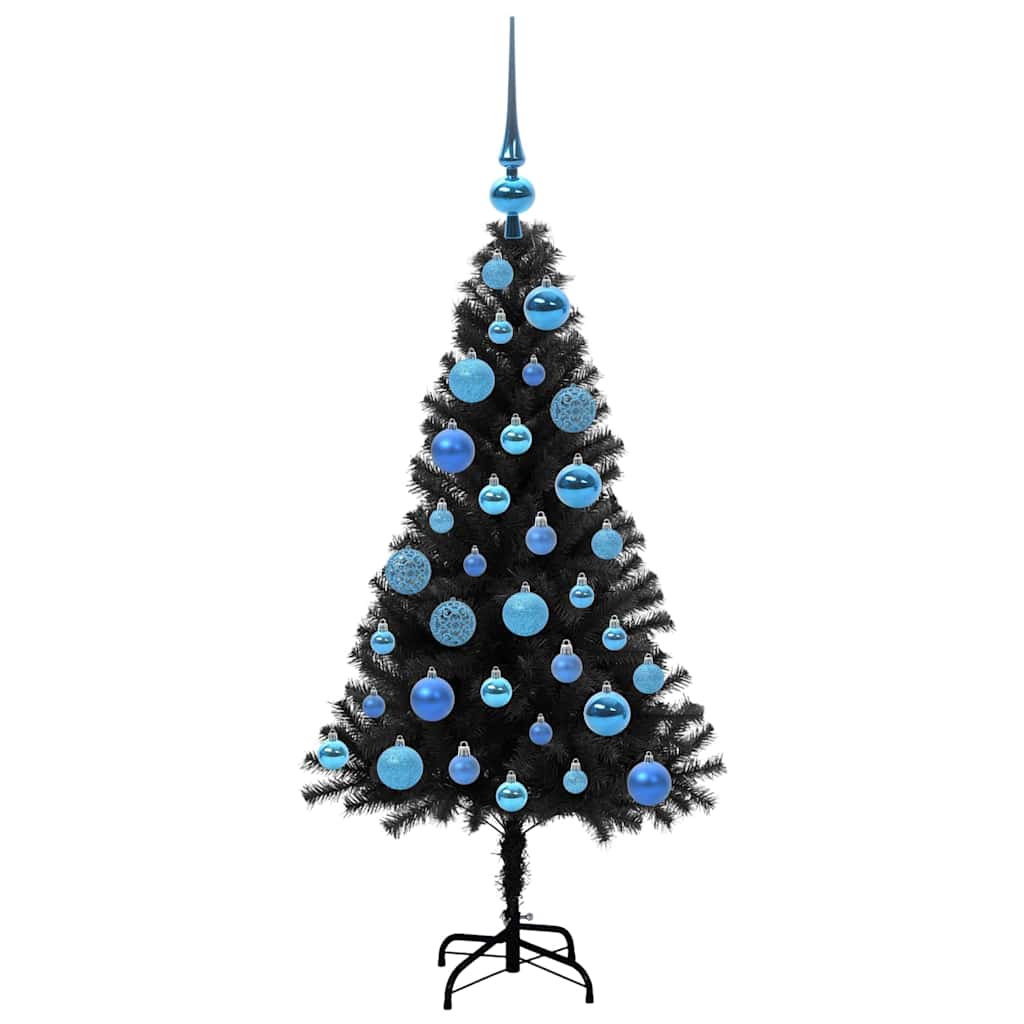 Julgran Svart 120 cm PVC