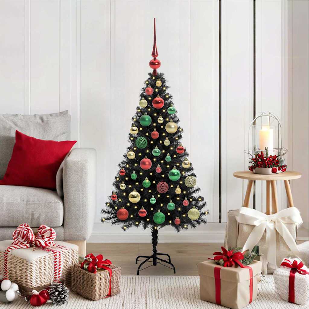 Julgran Svart 120 cm PVC