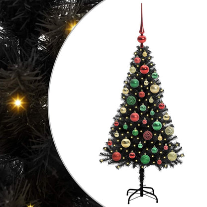 Julgran Svart 120 cm PVC