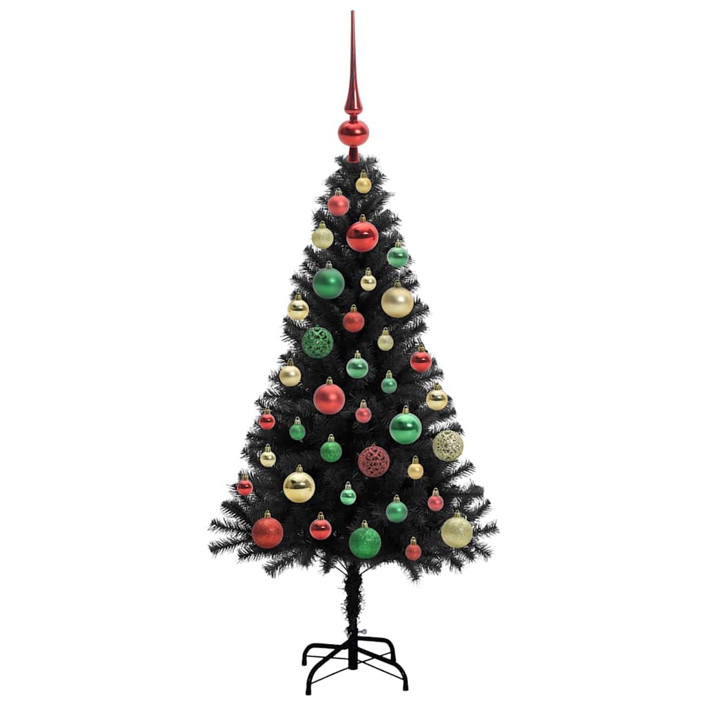Julgran Svart 120 cm PVC