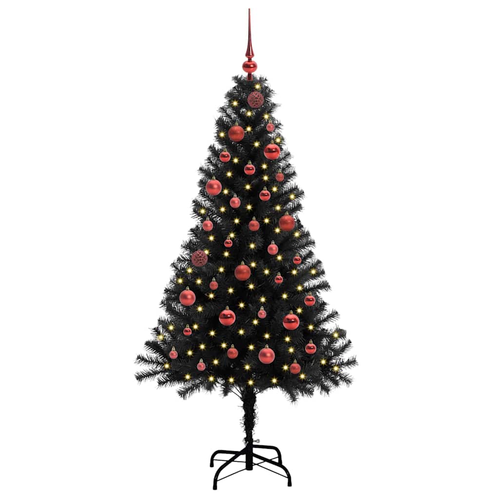 Julgran Svart 150 cm PVC