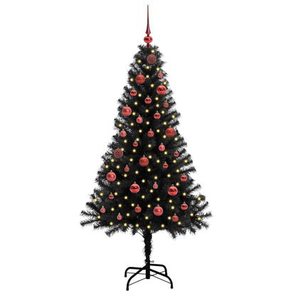 Julgran Svart 150 cm PVC