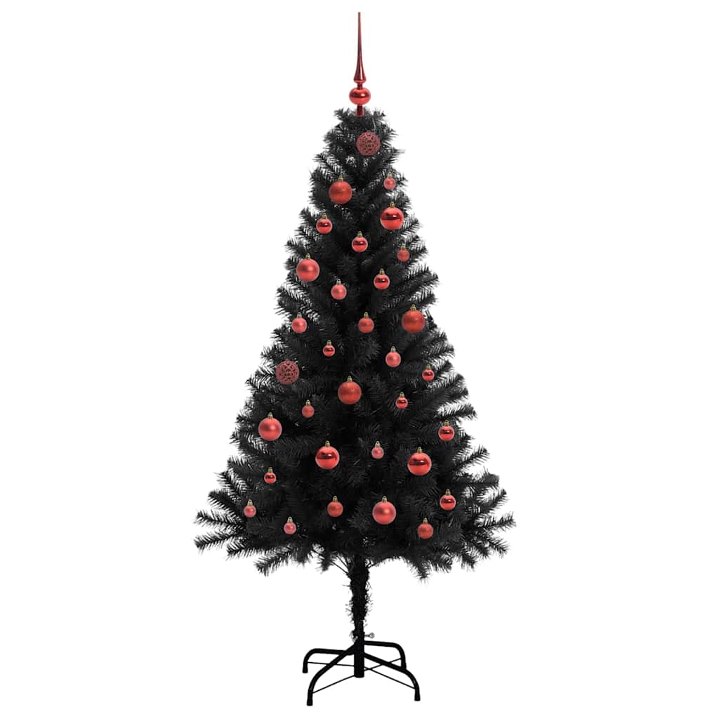 Julgran Svart 150 cm PVC