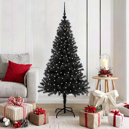 Julgran Svart 150 cm PVC