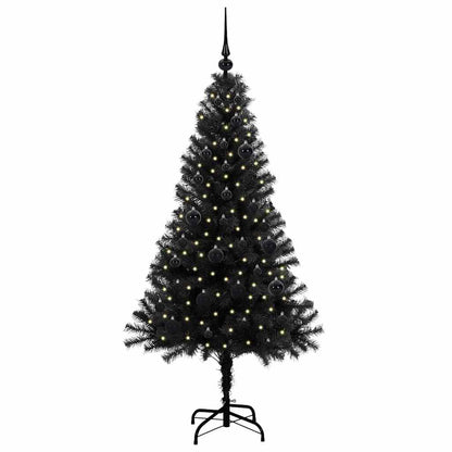Julgran Svart 150 cm PVC