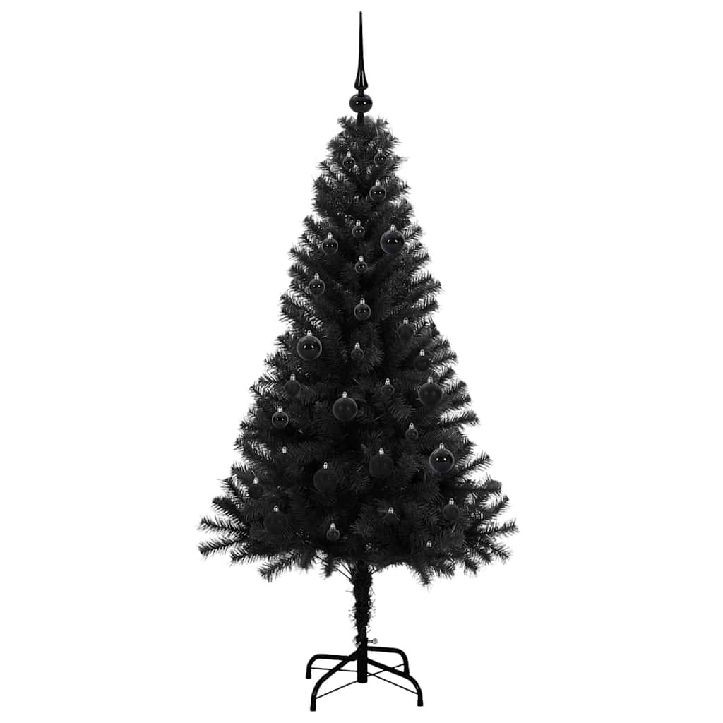 Julgran Svart 150 cm PVC